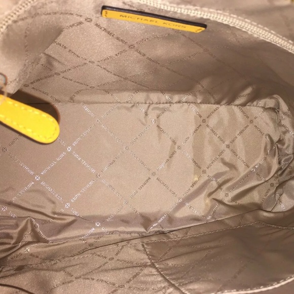 🌺MICHAEL KORS 3Pcs JASMINE YELLOW EMMY SATCHEL SET - Picture 8 of 8